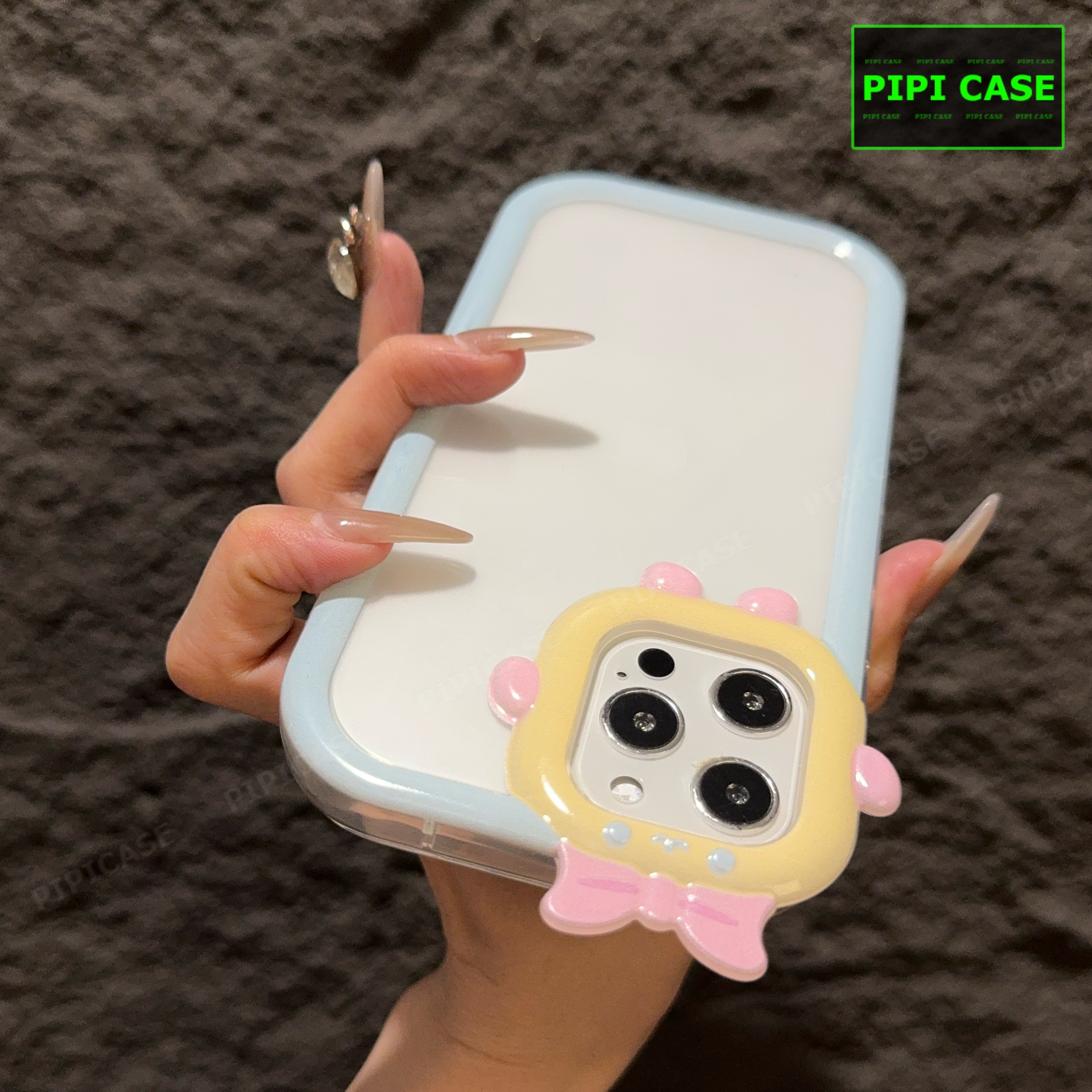Ốp Lưng iPhone 12 Pro - Chic Cute - Xanh Nhạt_thumbnail_4