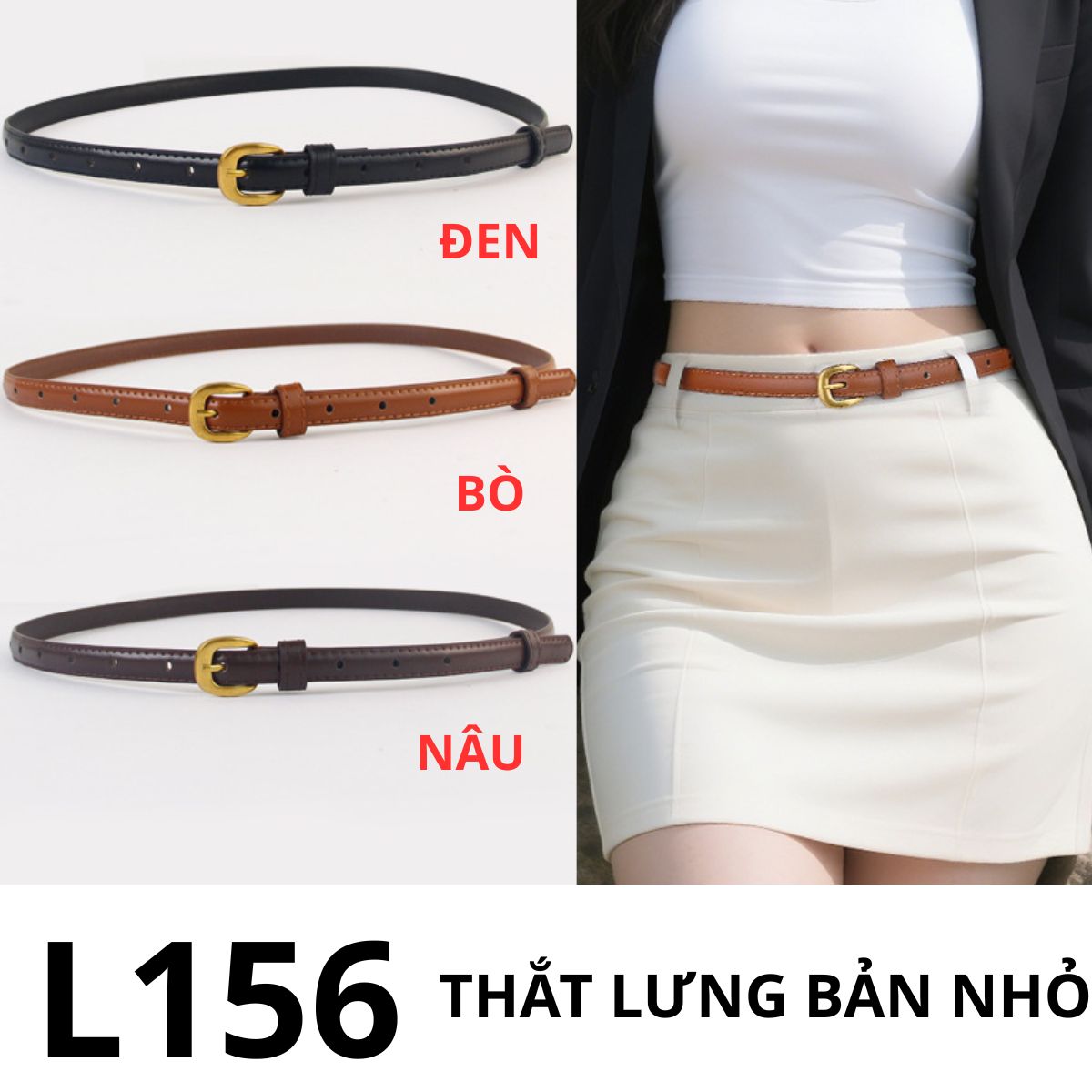L156 THẮT LƯNG BẢN NHỎ