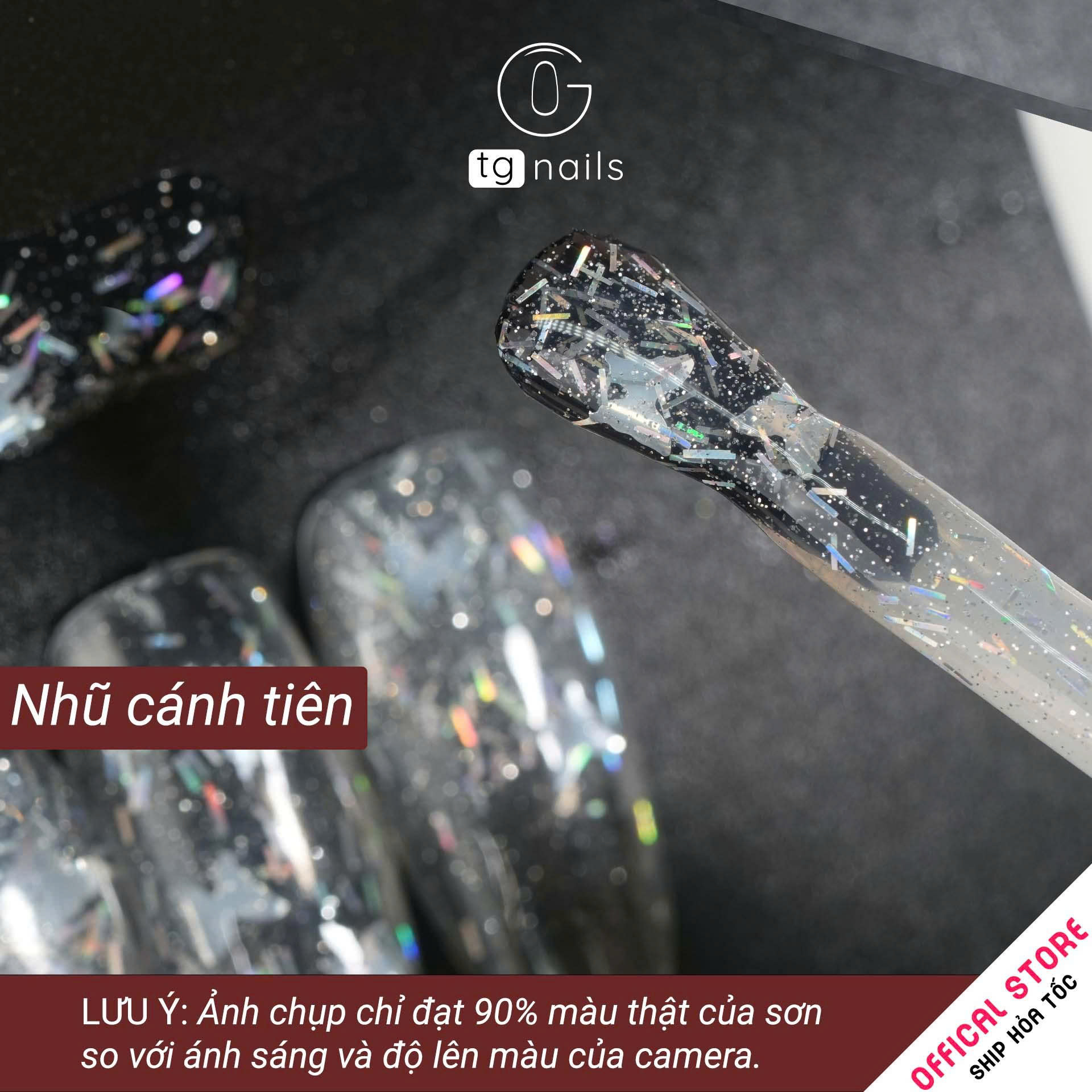 TG Nails 亮片凝胶指甲油，10克装