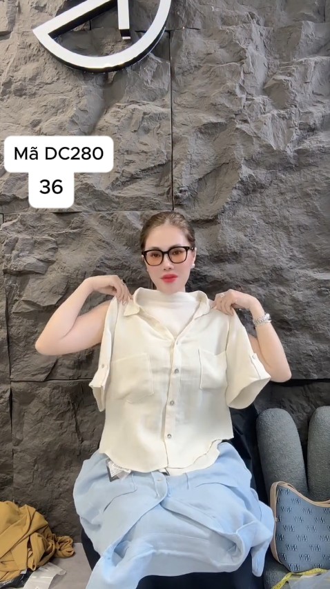 DC280 Áo sm crop form rộng cao cấp