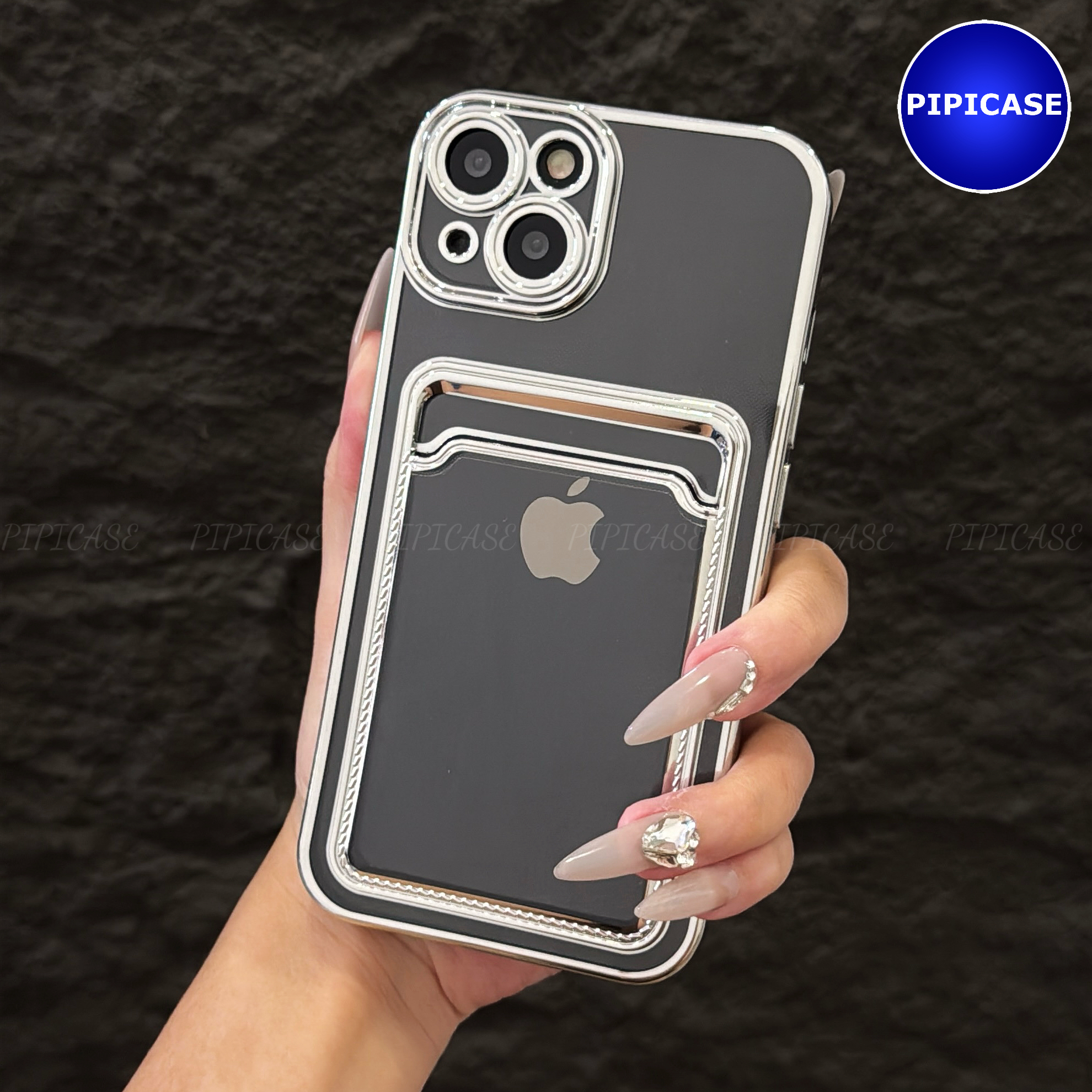 Ốp Lưng iPhone 14 - Ốp Thẻ - Bạc_thumbnail_8