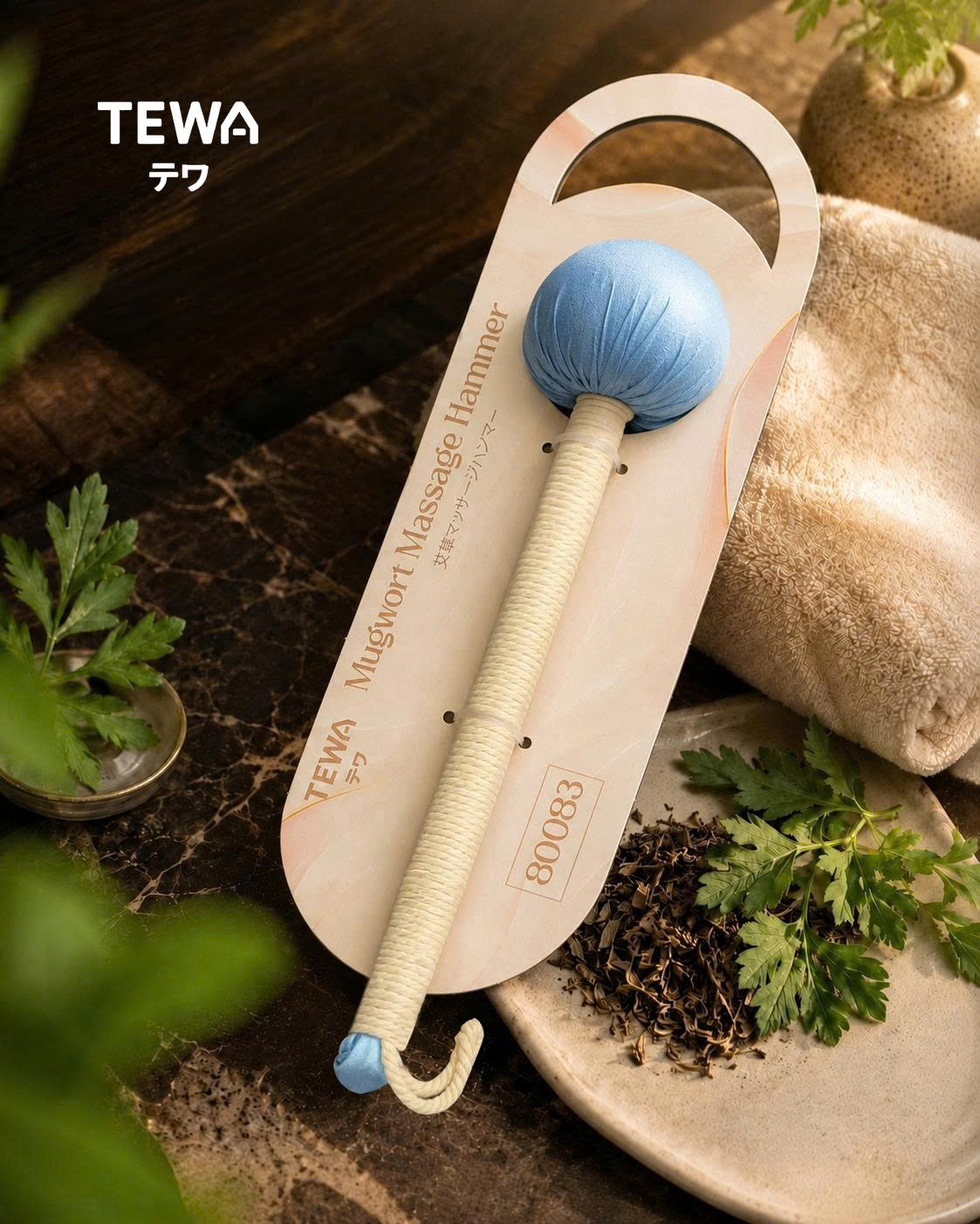 GẬY ĐẤM LƯNG THƯ GIÃN 31CM TEWA