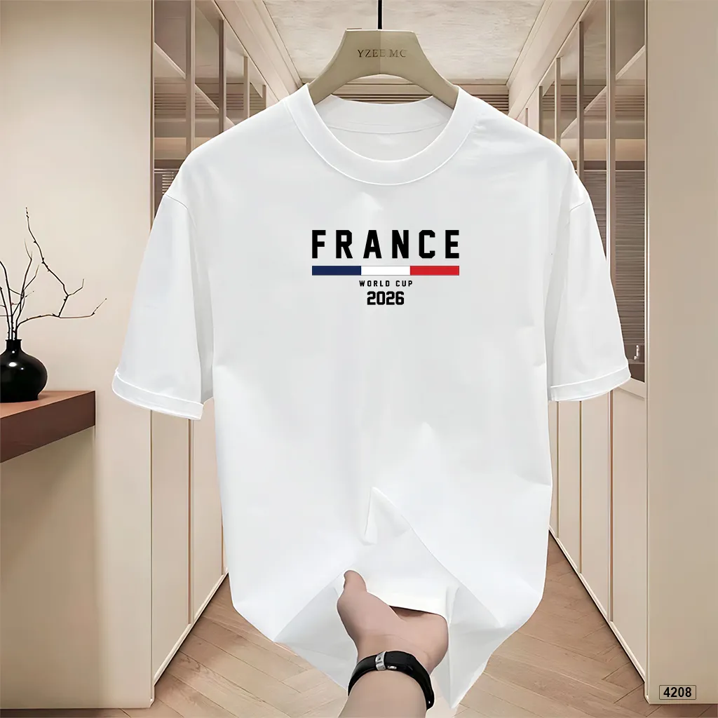 Áo thun nam form rộng dáng thể thao cá tính France Polux 4208