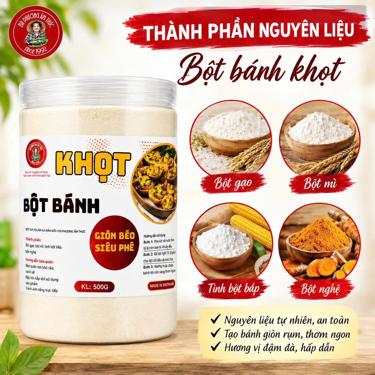 Bột Bánh Khọt Bu Phương 500G – Giòn Ngon Chuẩn Vị Miền Tây - BP28_thumbnail_4