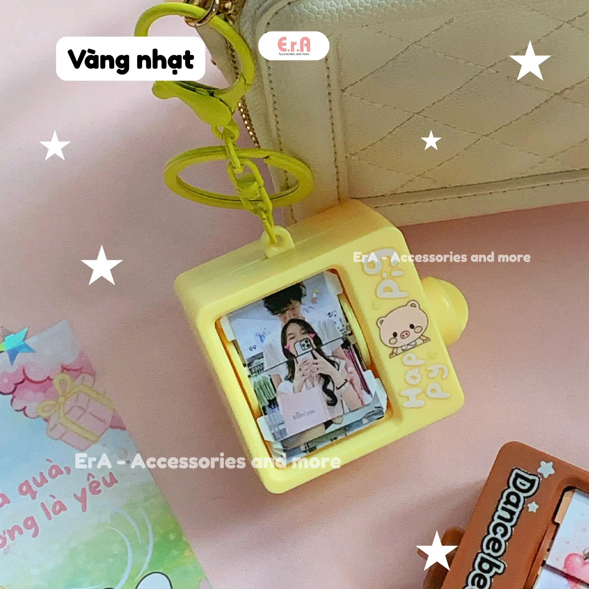 Móc khóa Ảnh xoay Album ảnh DIY_thumbnail_0