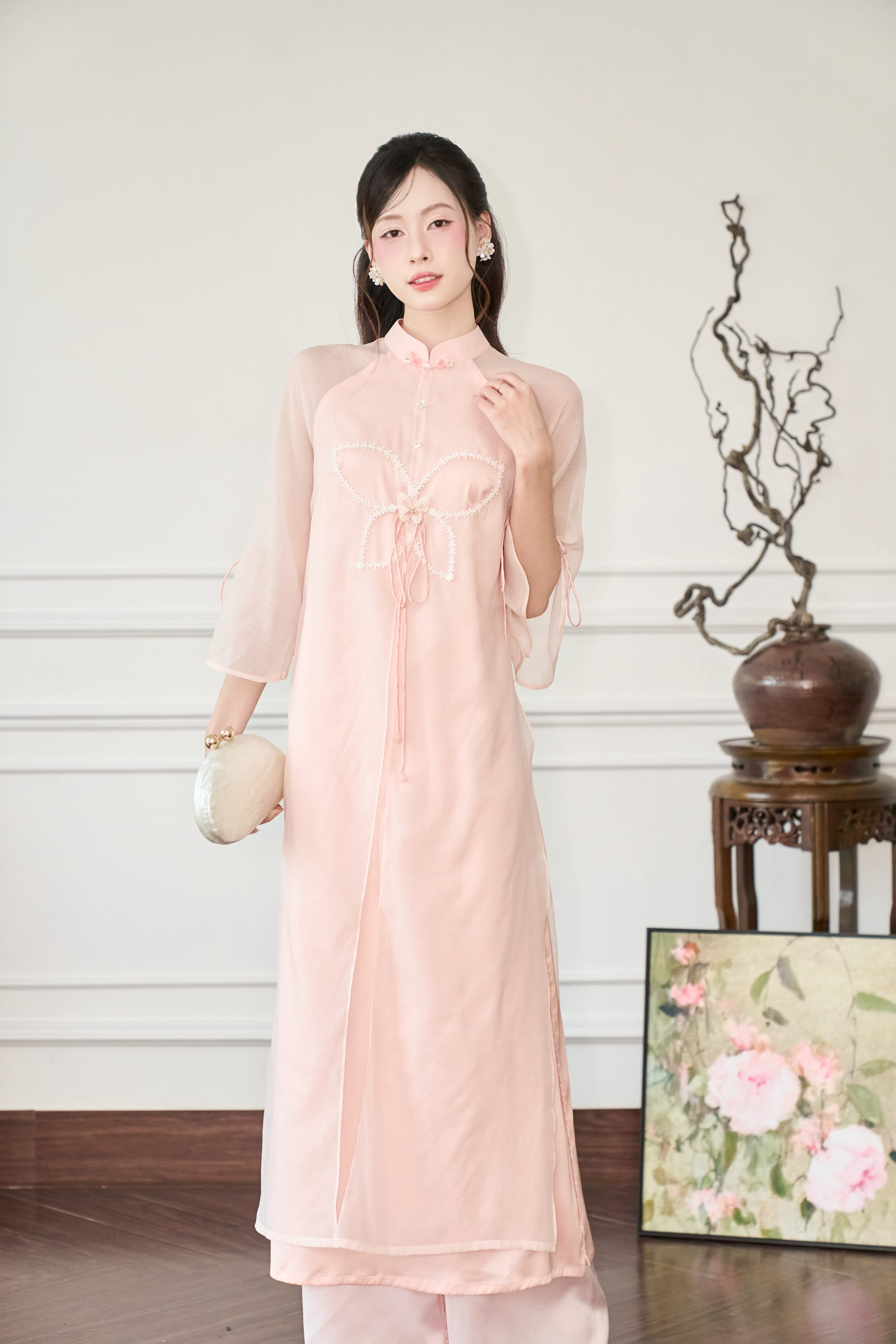 Áo dài Ngọc Vy SD1550