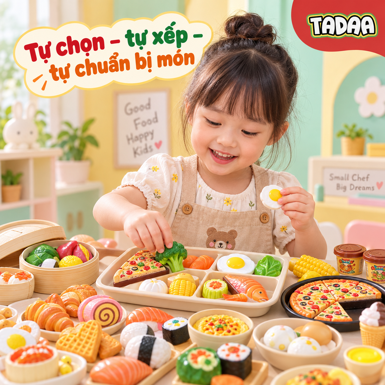 Bộ đồ chơi nấu ăn 88 chi tiết – Bé Làm Đầu Bếp_thumbnail_2