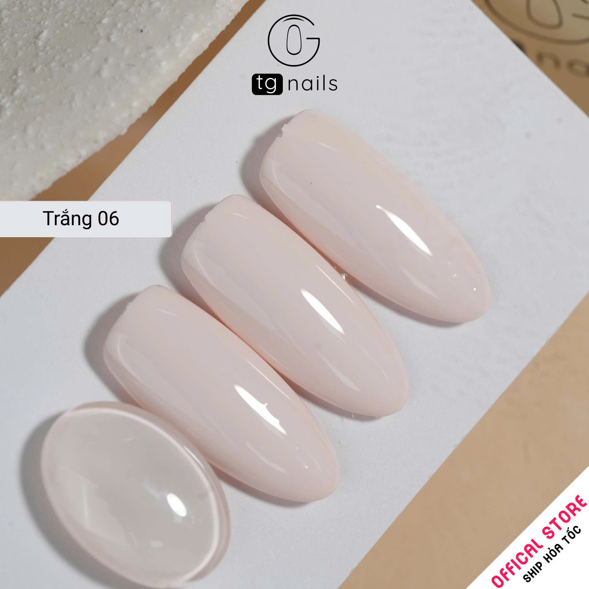 Sơn gel Trắng chai 10g TG Nails_thumbnail_7