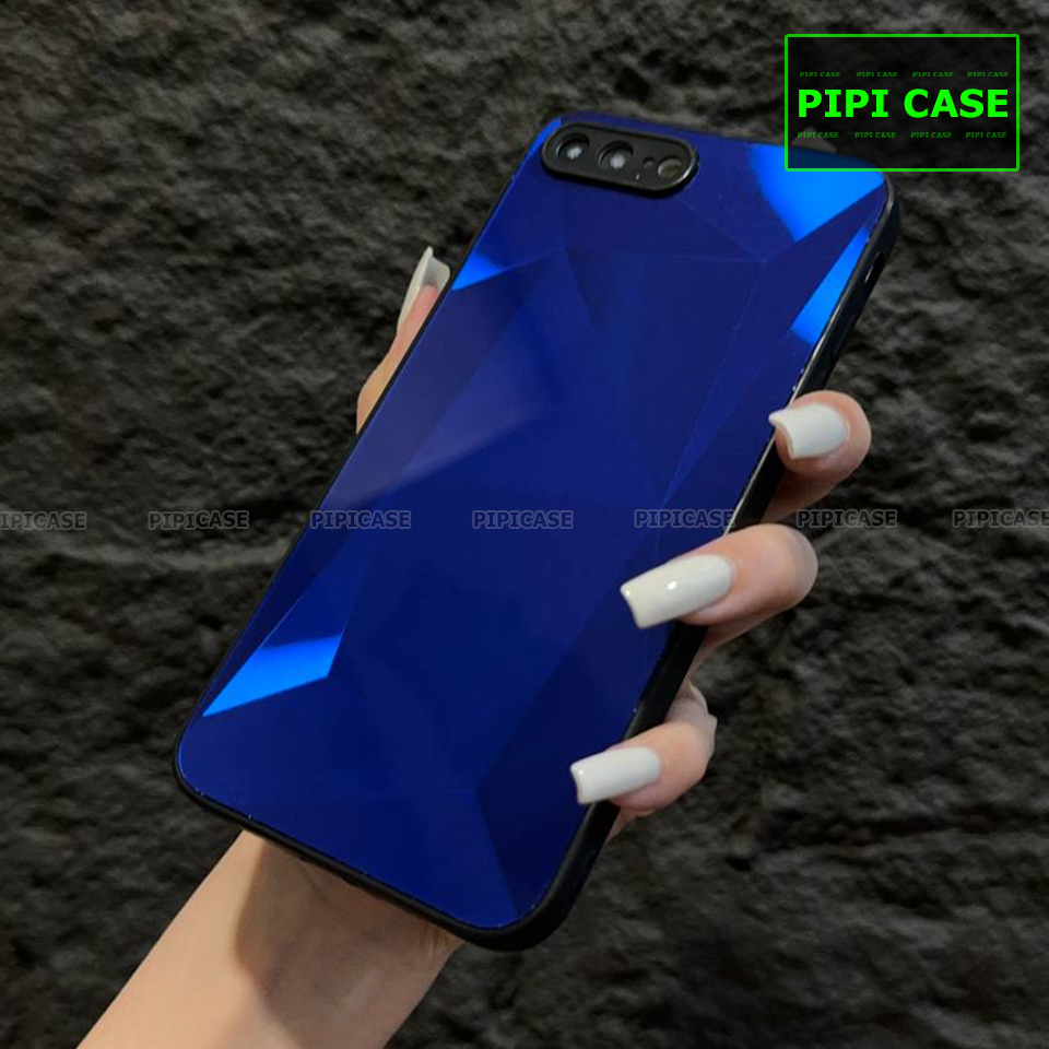 Ốp Lưng iPhone 7 Plus / 8 Plus - Kim Cương 6D - Xanh_thumbnail_2