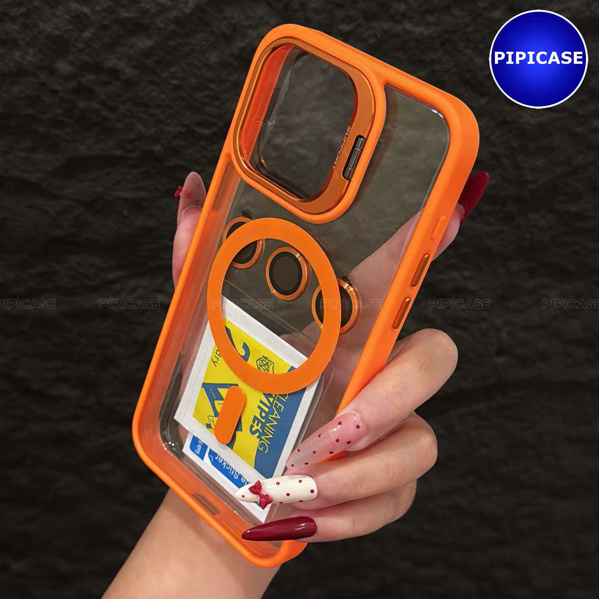 Ốp Lưng iPhone 14 Pro Max - Dansi - Cam
