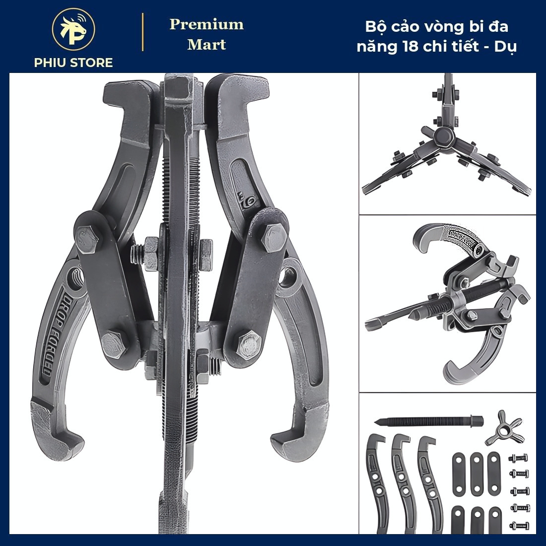 Bộ Cảo Vòng Bi Đa Năng 18 Chi Tiết - Vam Tháo Bạc Đạn Ô Tô Xe Máy_thumbnail_7