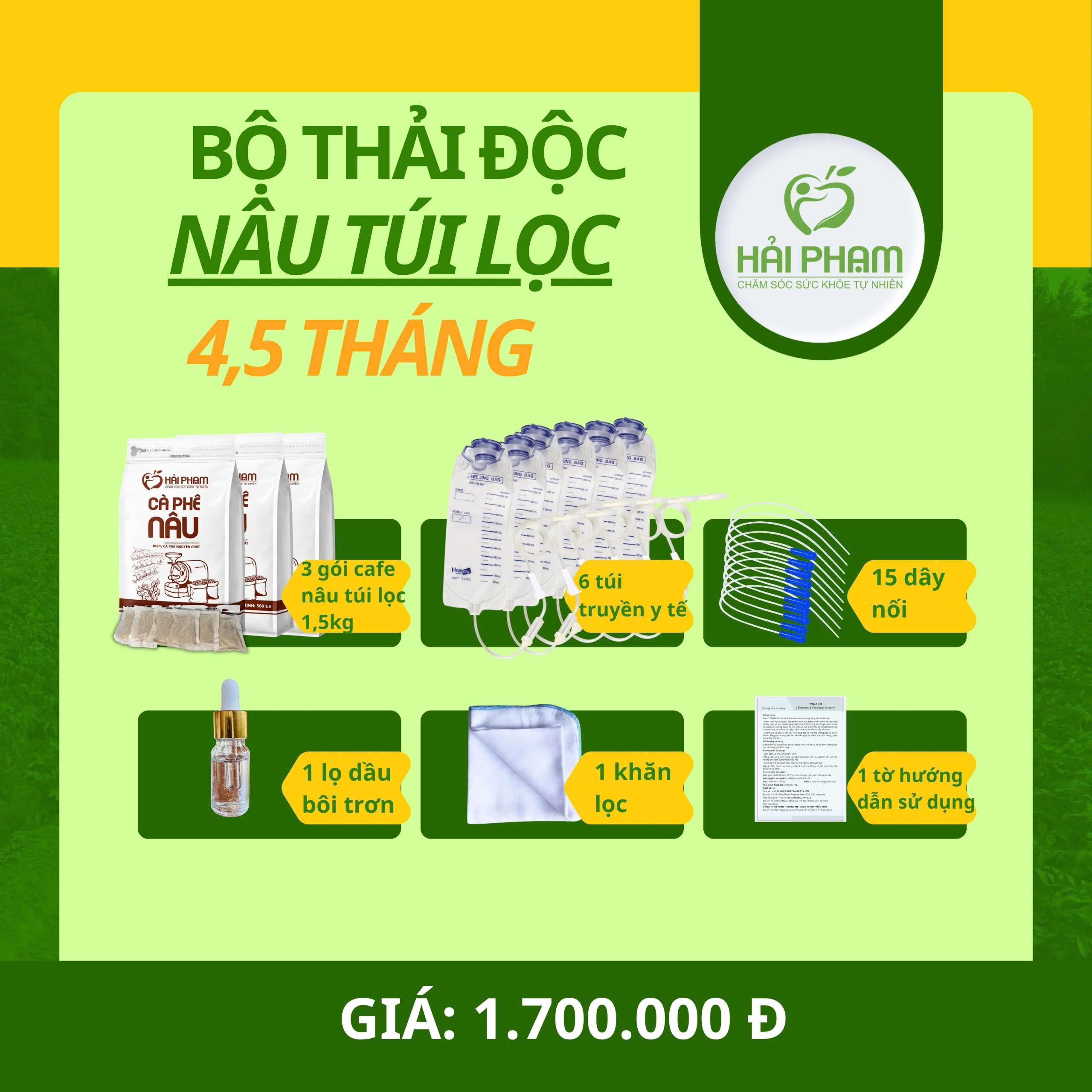 Combo 3 Cà Phê Nâu Túi Lọc