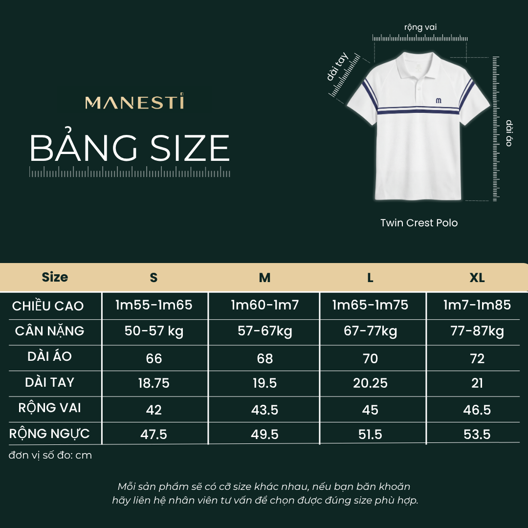 Áo polo nam Twin Crest Manesti_thumbnail_8
