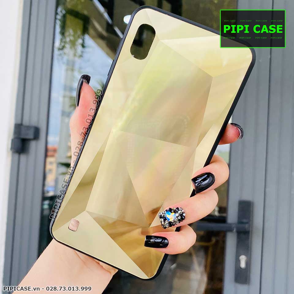Ốp Lưng Samsung A10 - Kim Cương 6D - Vàng_thumbnail_1
