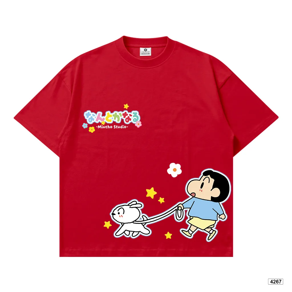 Áo thun form boxy hoạt hình Shinn Miucho 4267_thumbnail_14
