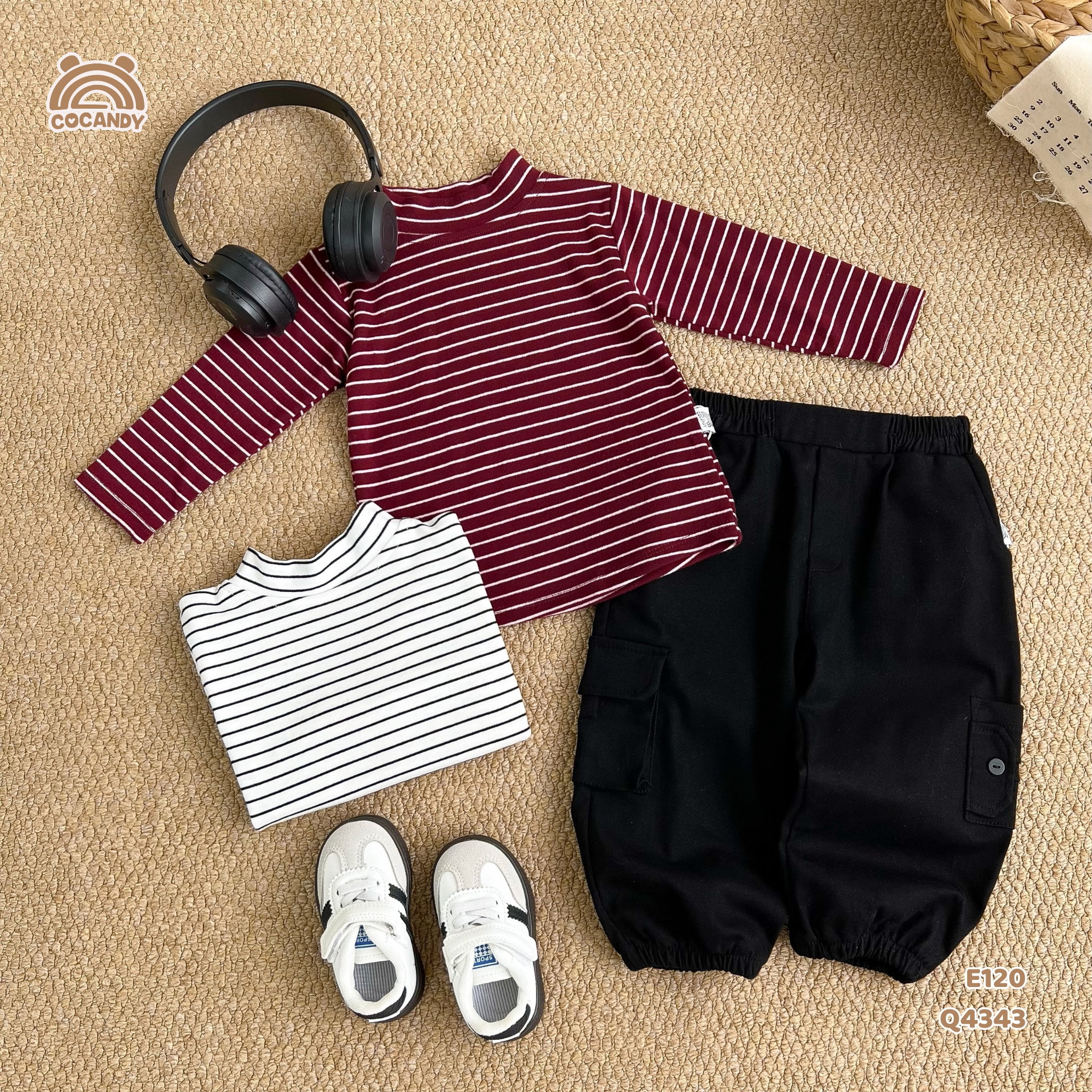 Áo giữ nhiệt kẻ ĐỎ BE cổ 2p_thumbnail_9