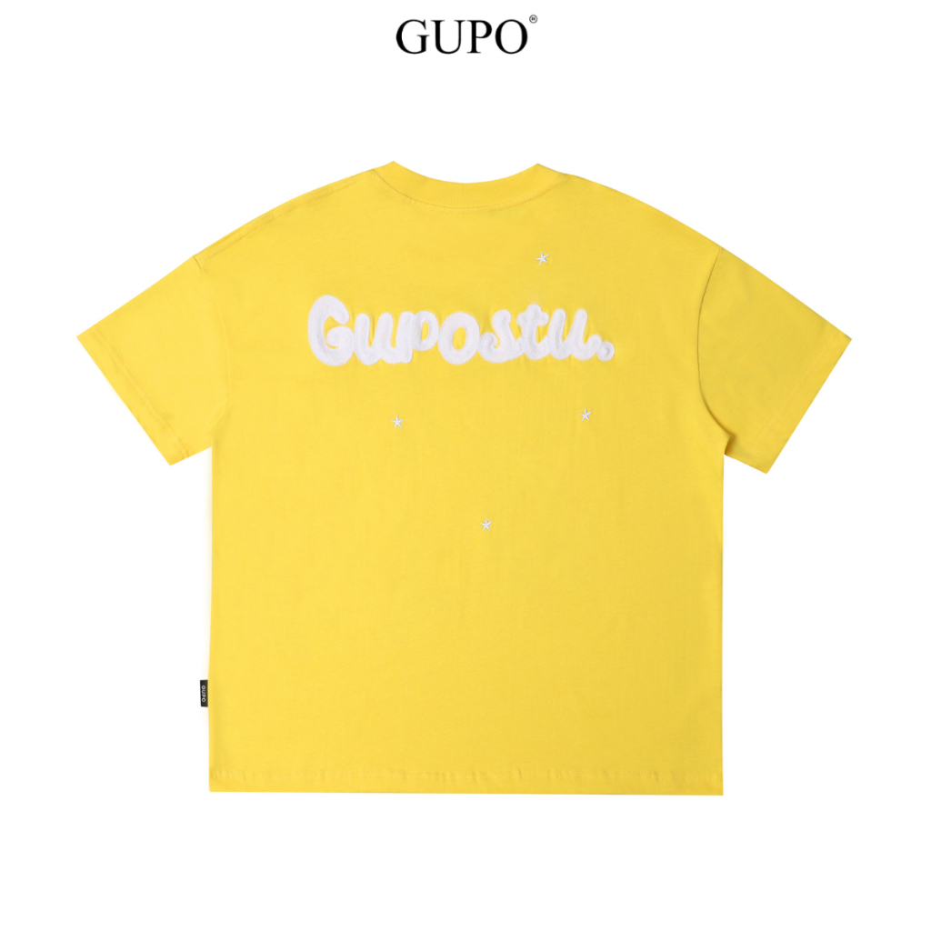 Áo Thun Boxy 280GSM “STAR” Thêu Len GUPO Unisex Nam Nữ Cotton Local Brand - TSS01_thumbnail_5