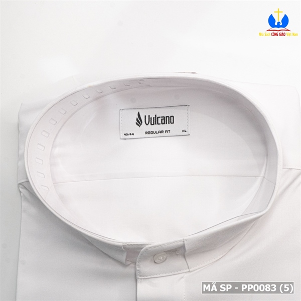 Áo sơ mi cổ côn dài tay màu trắng XL X 8C_thumbnail_3