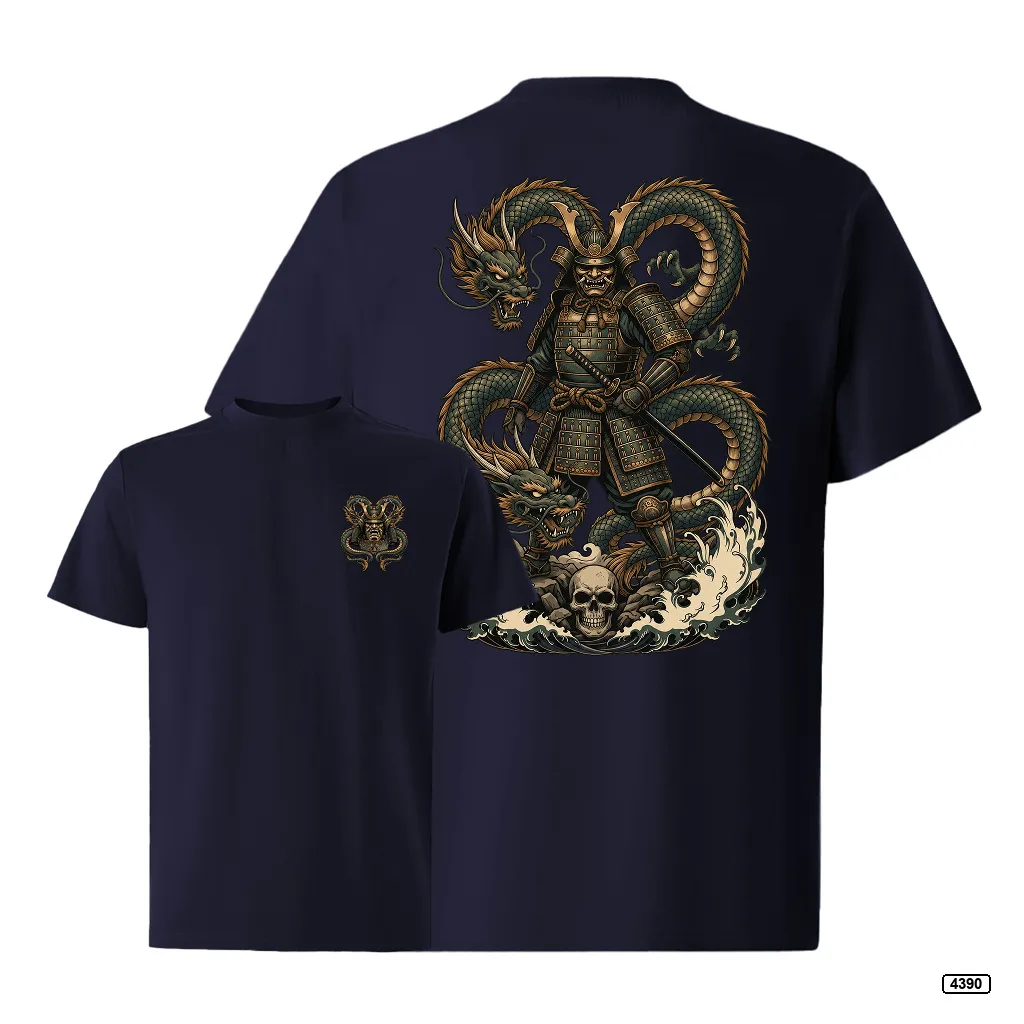 Áo thun nam samurai serpent form rộng TeePrint 4390_thumbnail_16