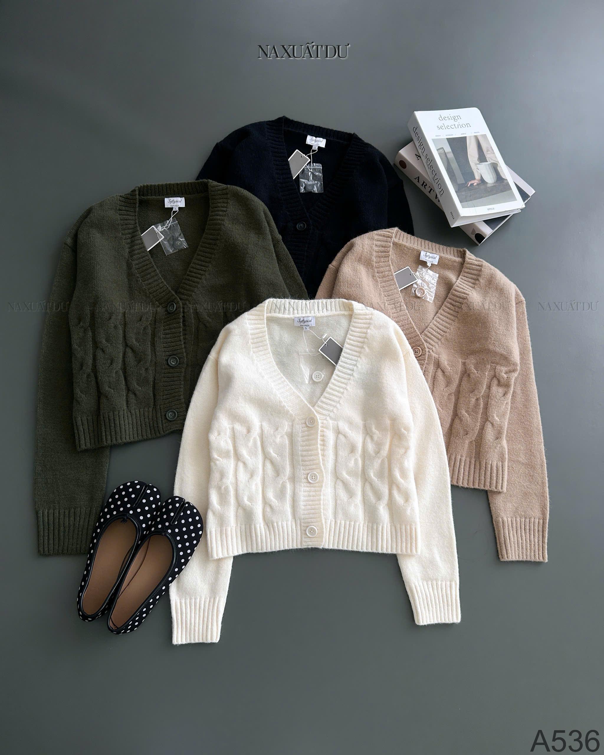 Áo len cardigan - A536