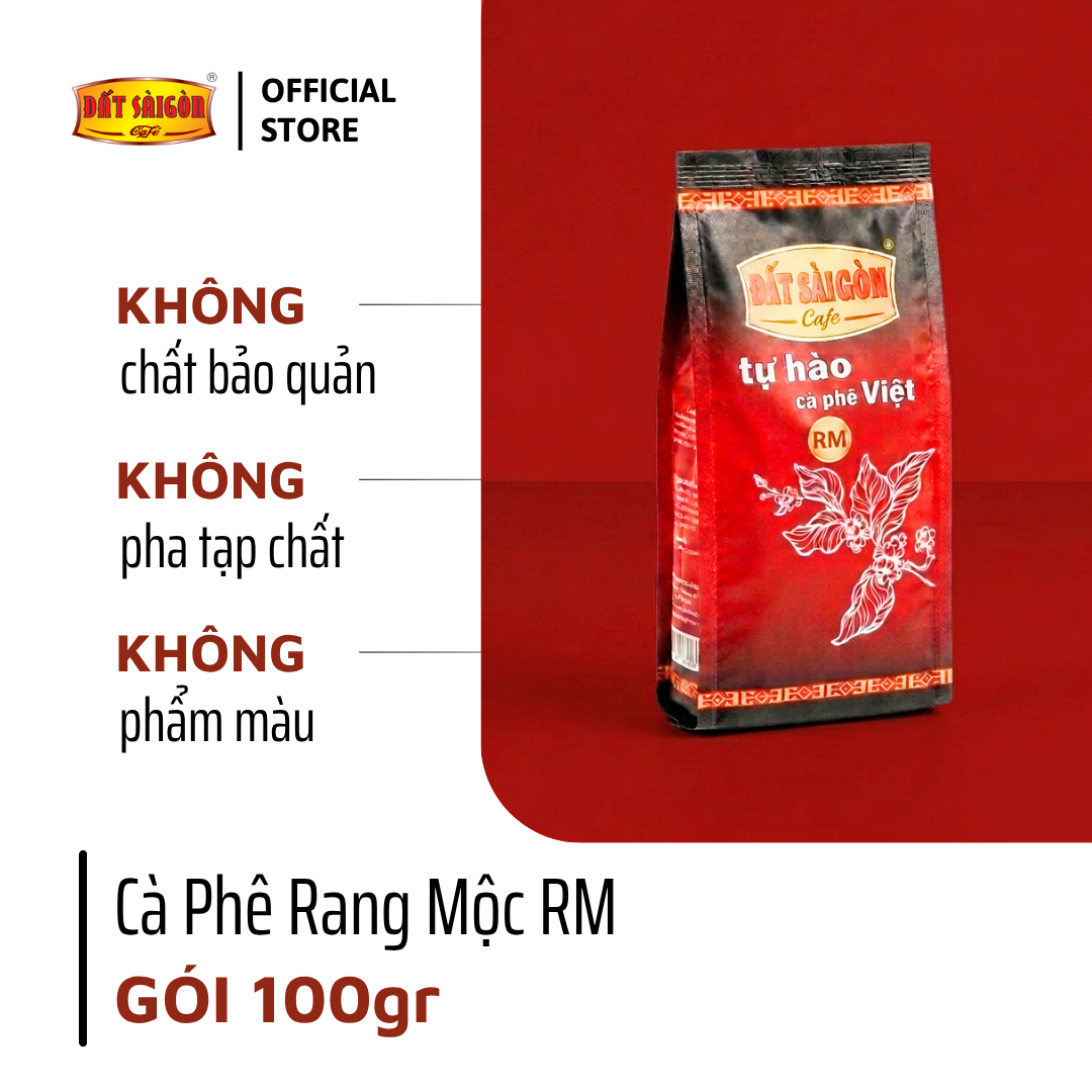 RM- 100g Cafe Ro + Moka Dành Cho Quán Café Pha Máy Tạo Lớp Crema Dầy Vàng Óng_thumbnail_5