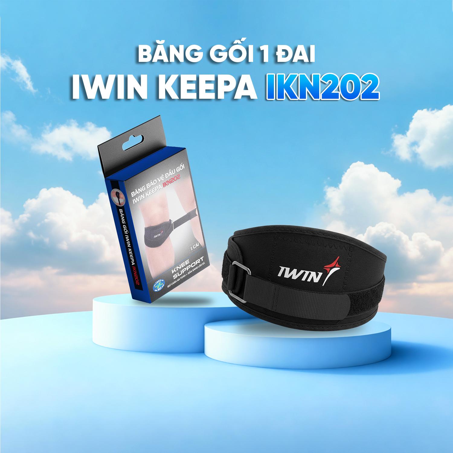 Bó Gối 1 Đai iWin Keepa (1 Chiếc) Hỗ Trợ Tập Luyện Thể Thao Đương Đại_thumbnail_3