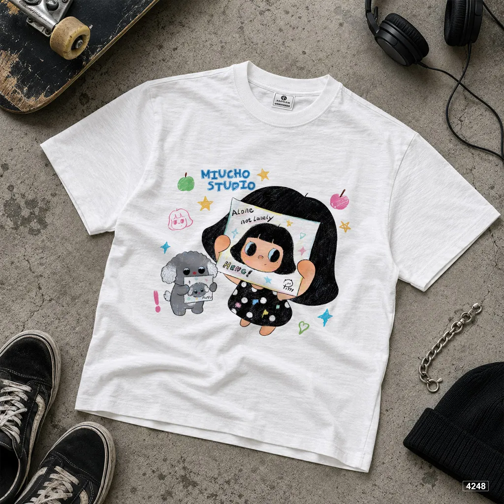 Áo thun nữ form boxy chất vải xước Pretty Girl Miucho 4248_thumbnail_6