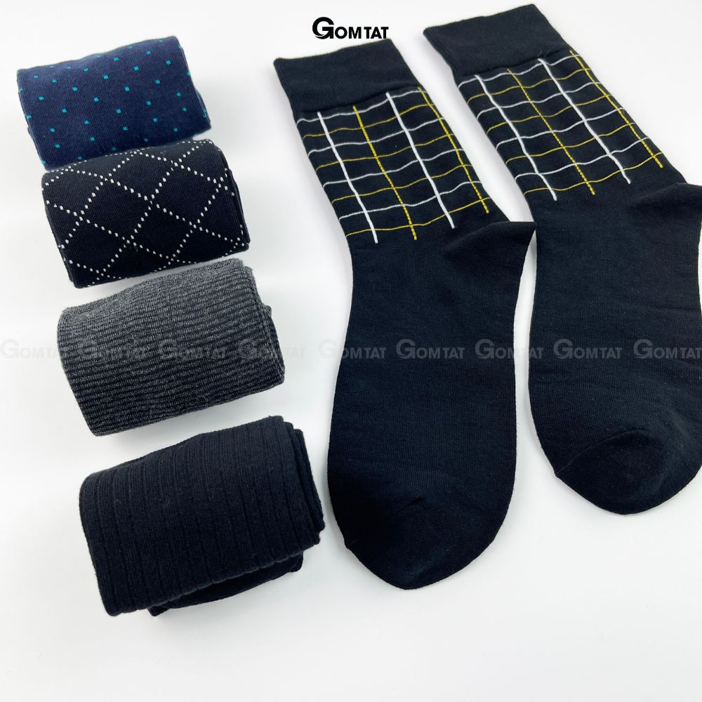 Combo tất giày tây họa tiết LUX-MIX-CB_thumbnail_1