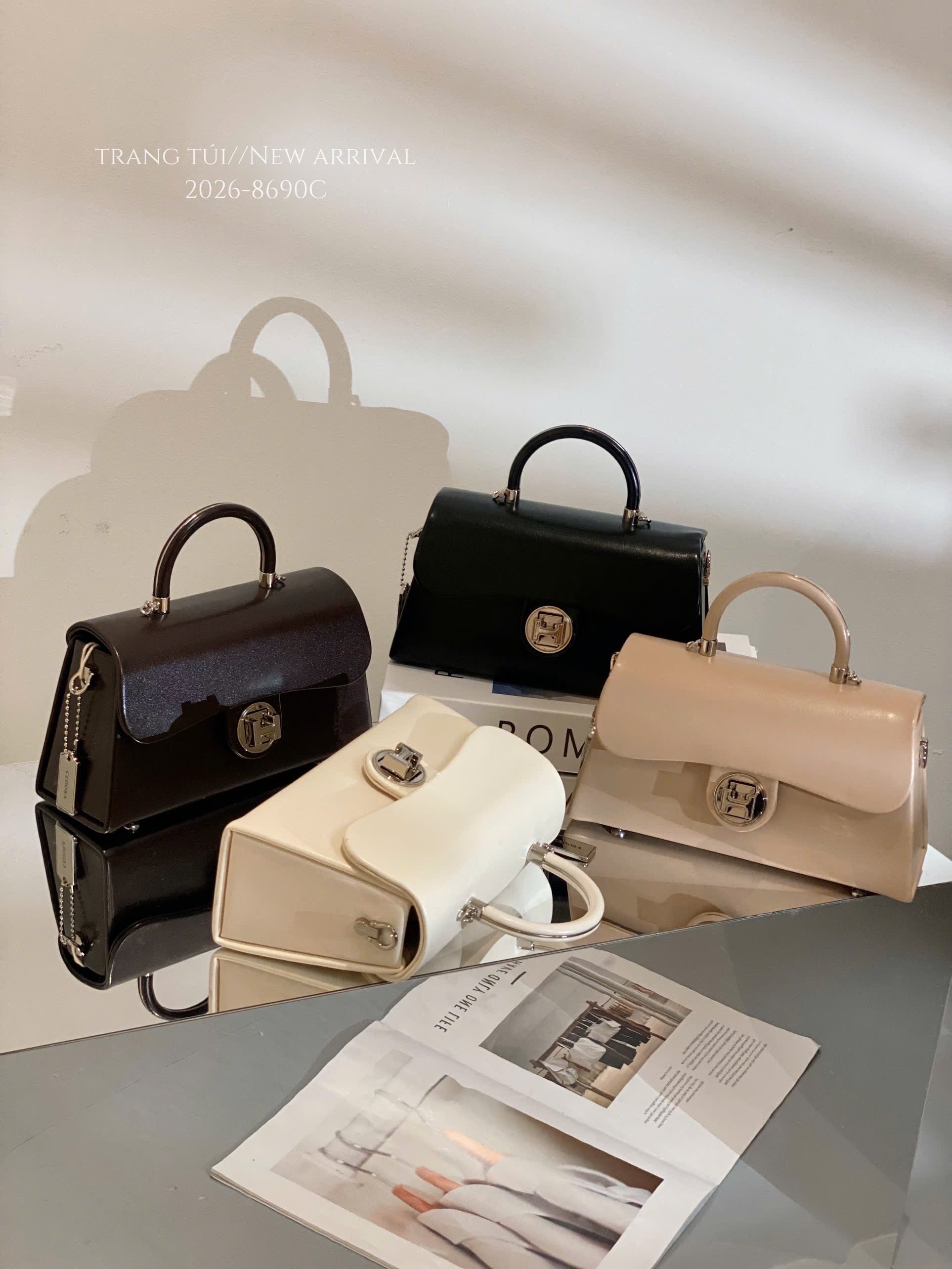 Túi CEDORA chữ H xoay size21.5 8690C