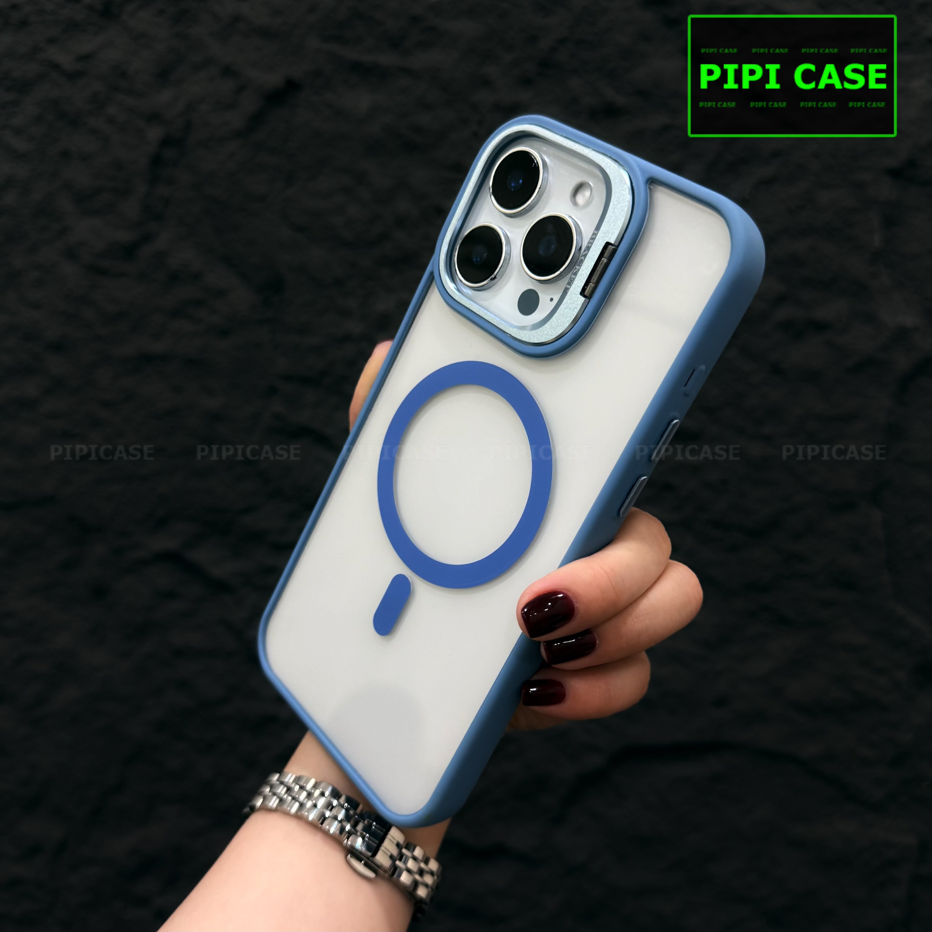 Ốp Lưng iPhone 14 Pro Max - Dansi - Xanh Nhạt_thumbnail_10