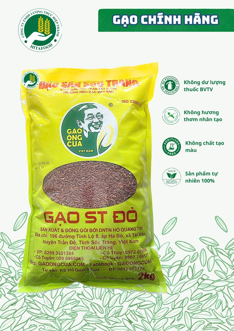 Gạo Ông Cua ST Đỏ
