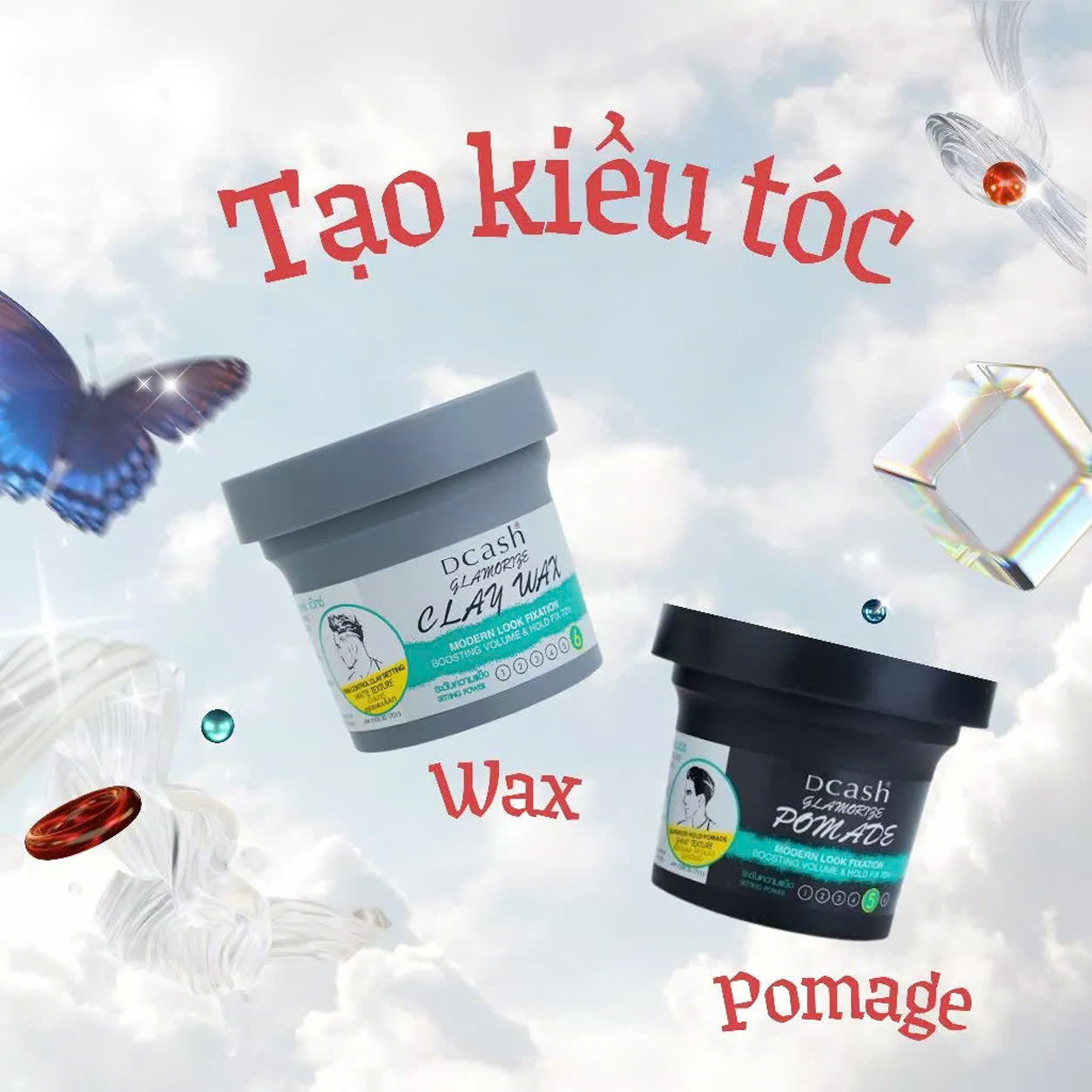 SÁP VUỐT TÓC DCASH GLAMORIZE TẶNG KEO XỊT TÓC 80ML_thumbnail_6