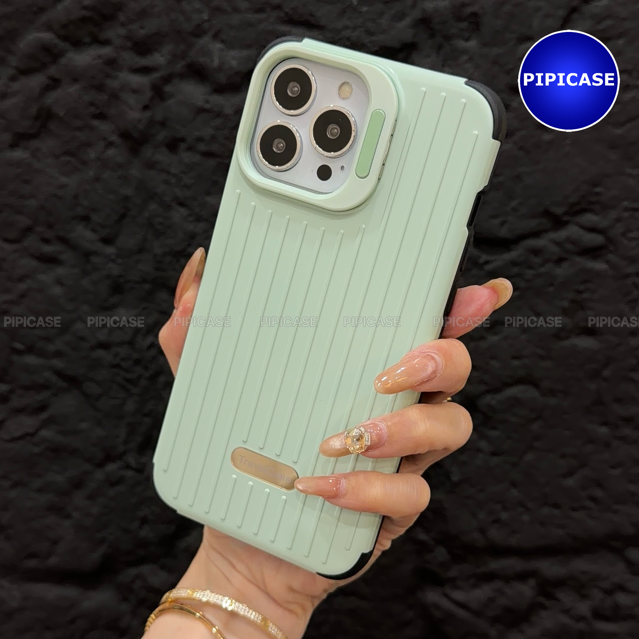 Ốp Lưng iPhone 12 Pro Max - Hondao - Xanh Mint