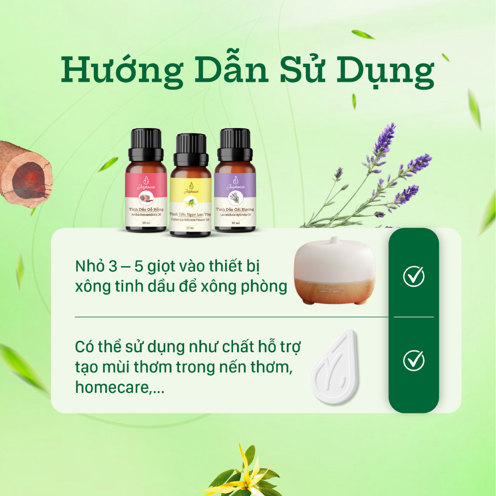 Tinh dầu Gỗ Hồng 10ml Julyhouse (Aniba Rosaeodora Oil)_thumbnail_4