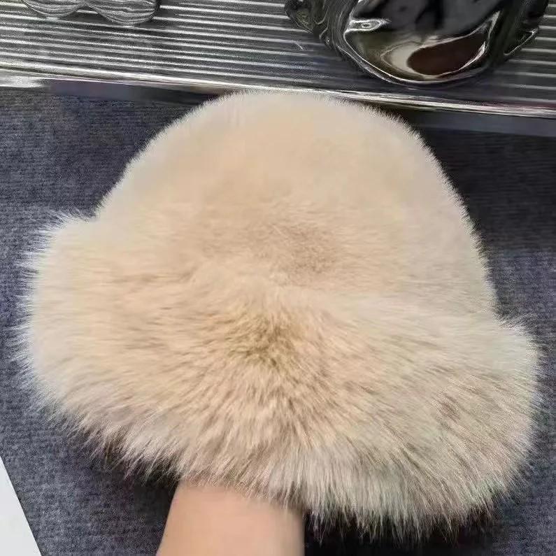 Mũ lông mềm giữ ấm thu đông phong cách Tây Tạng