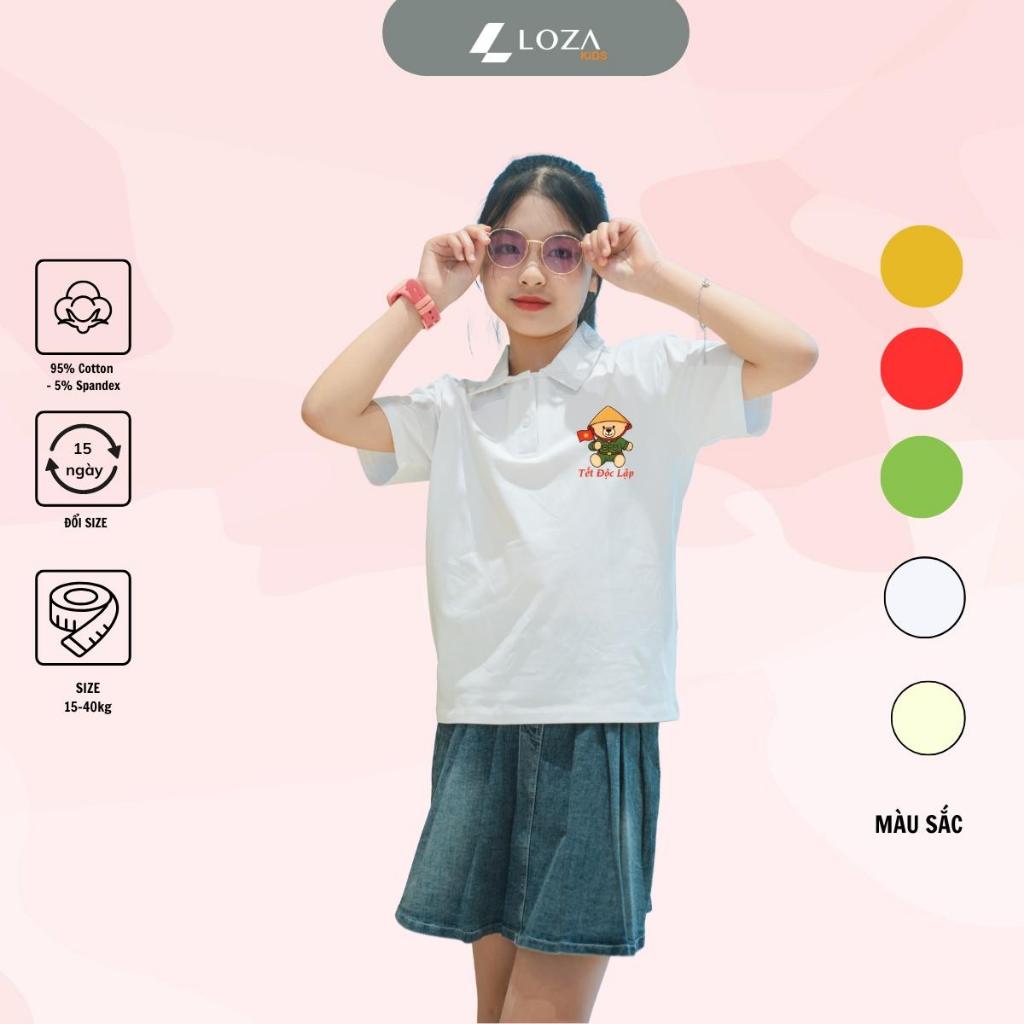 [XẢ KHO LẺ SIZE 110-160] Áo POLO cho bé in hình nhiều mẫu - Áo trẻ em từ 15-42kg - Loza Kids XPL001_thumbnail_4