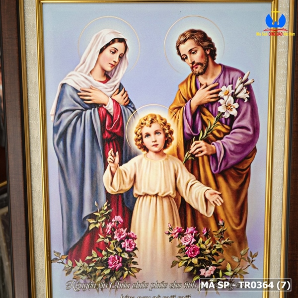 Tranh Gia Đình Thánh Gia 42x56cm canvas_thumbnail_3