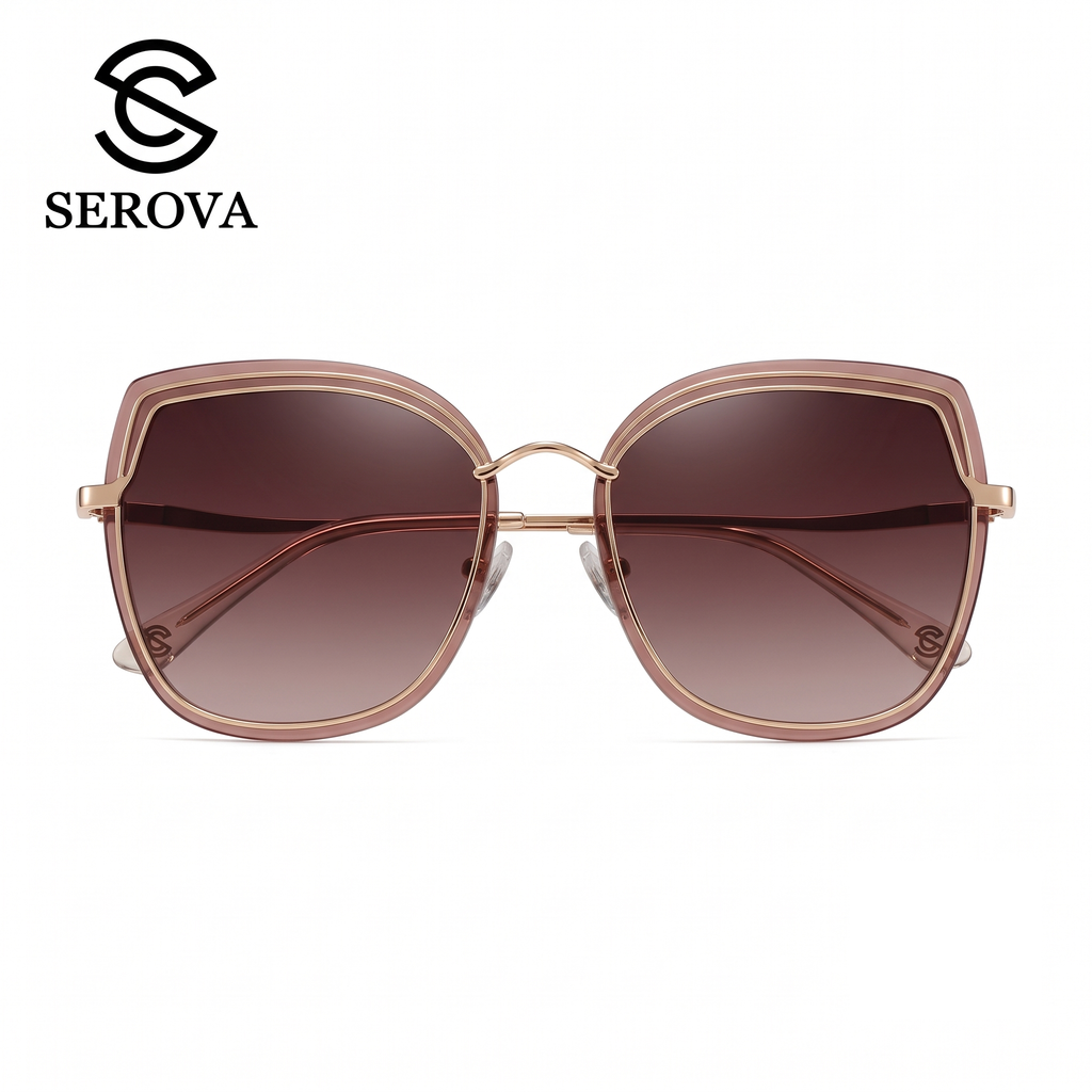 Kính râm cao cấp dành cho Nữ, chính hãng SEROVA SS9053 - C15_thumbnail_2