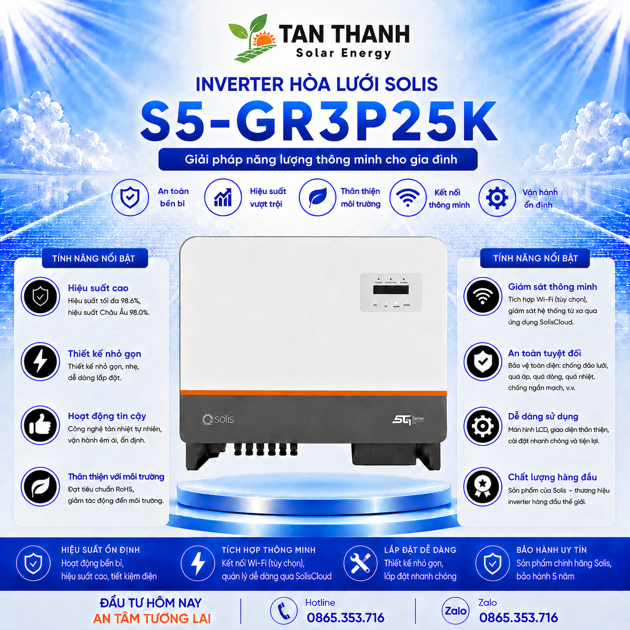 Solis S5-GC25K 25kW 3 Pha