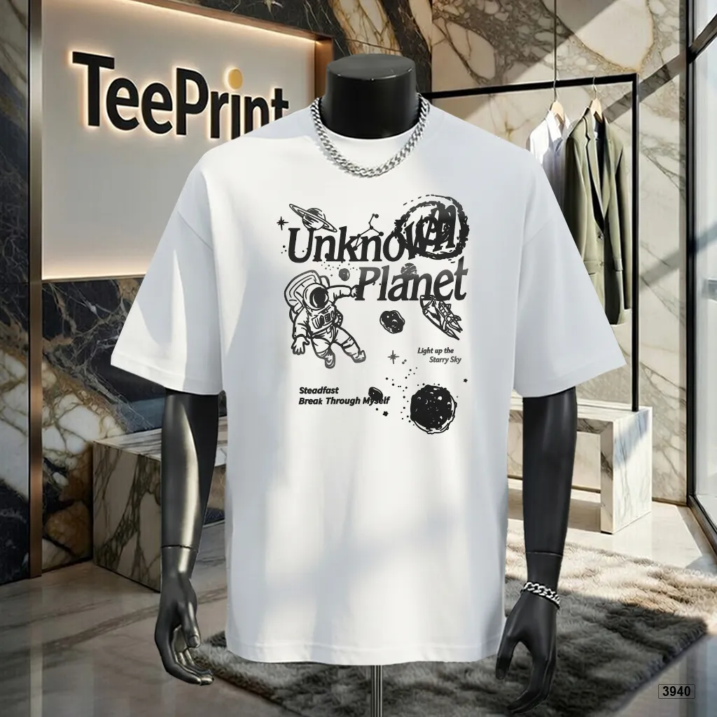 Áo thun form rộng trơn TeePrint 3940