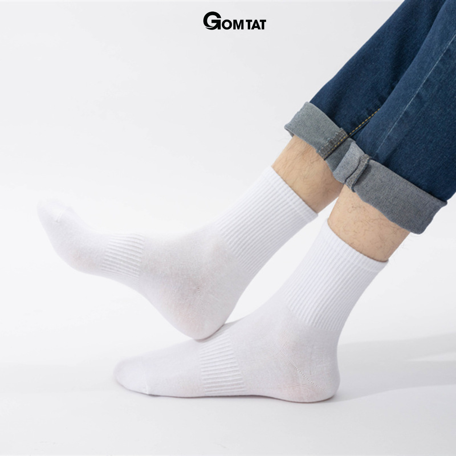 Combo tất trơn cổ cao/trung/ngắn GOMTAT, tất thể thao basic chất cotton thoáng khí - OAS-1704_thumbnail_3