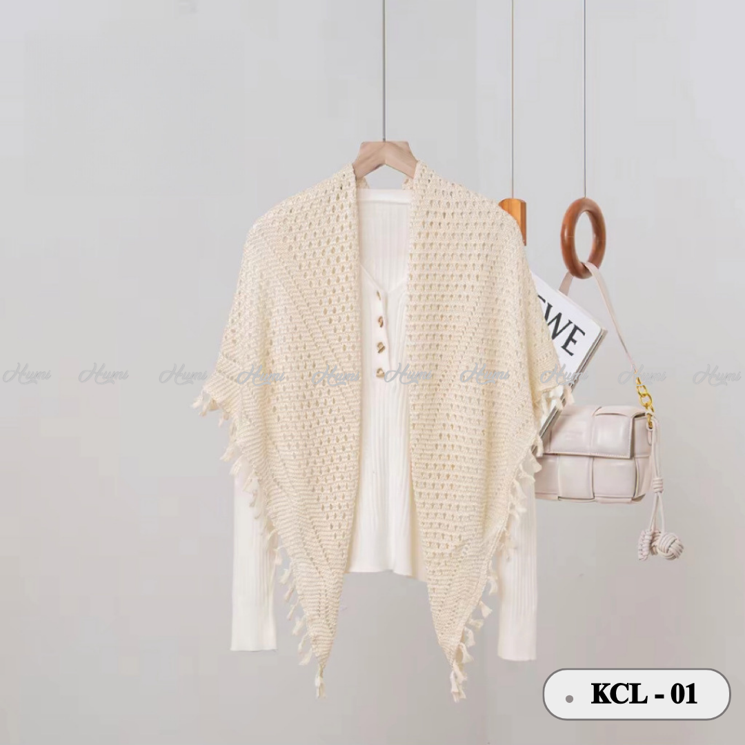 KHĂN CHOÀNG LEN DỆT PHONG CÁCH THANH LỊCH (KCL29-01)