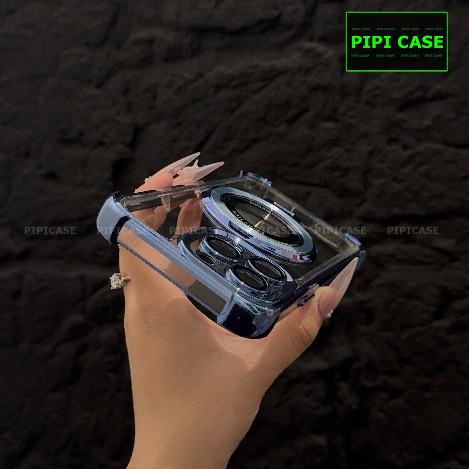 Ốp Lưng iPhone 15 Pro Max - Ven - Xanh Nhạt_thumbnail_4
