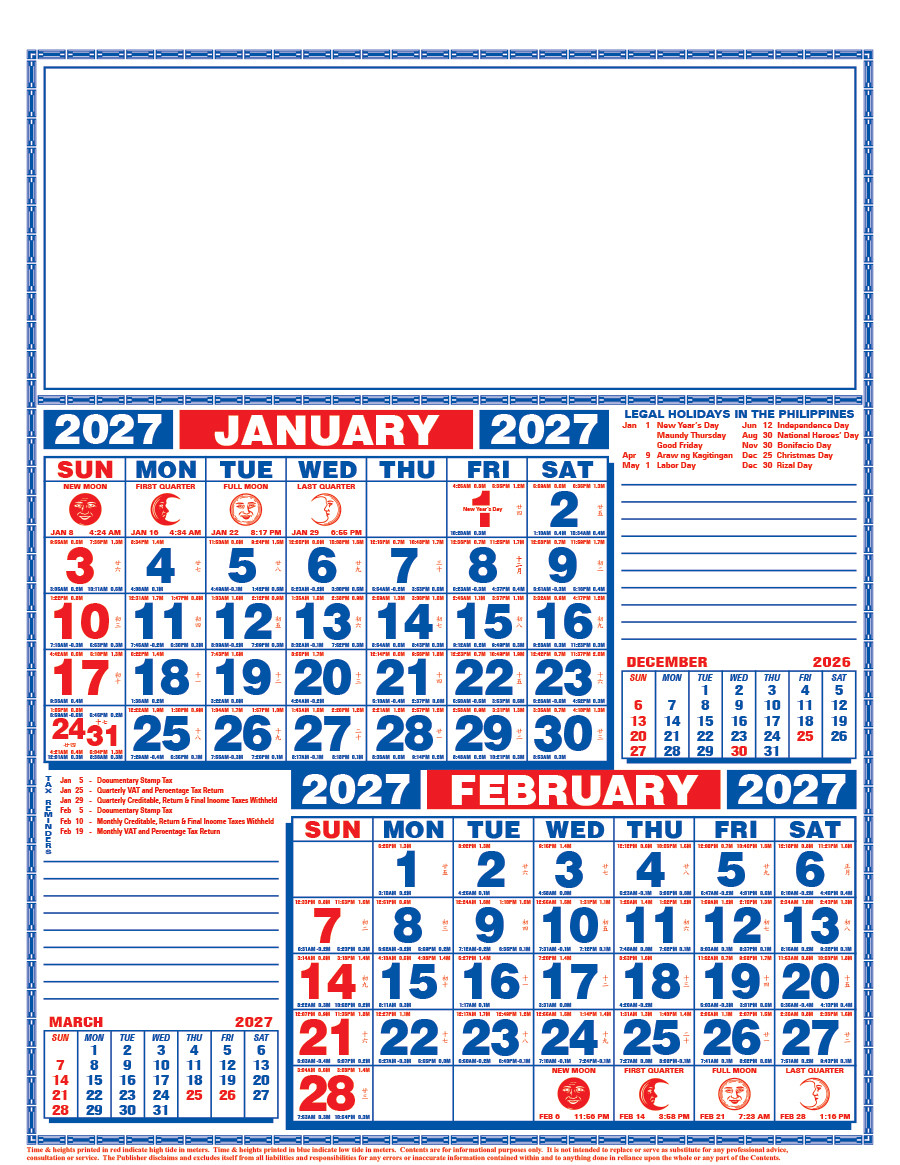 Commercial Calendar 17x22	