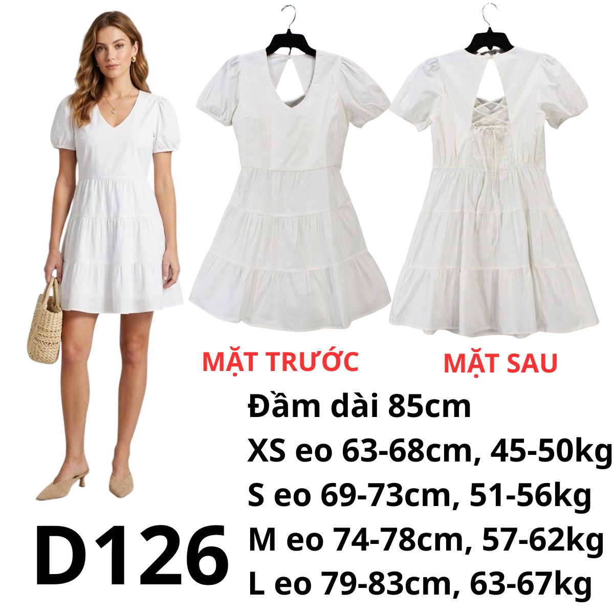 D126 - Đầm trắng