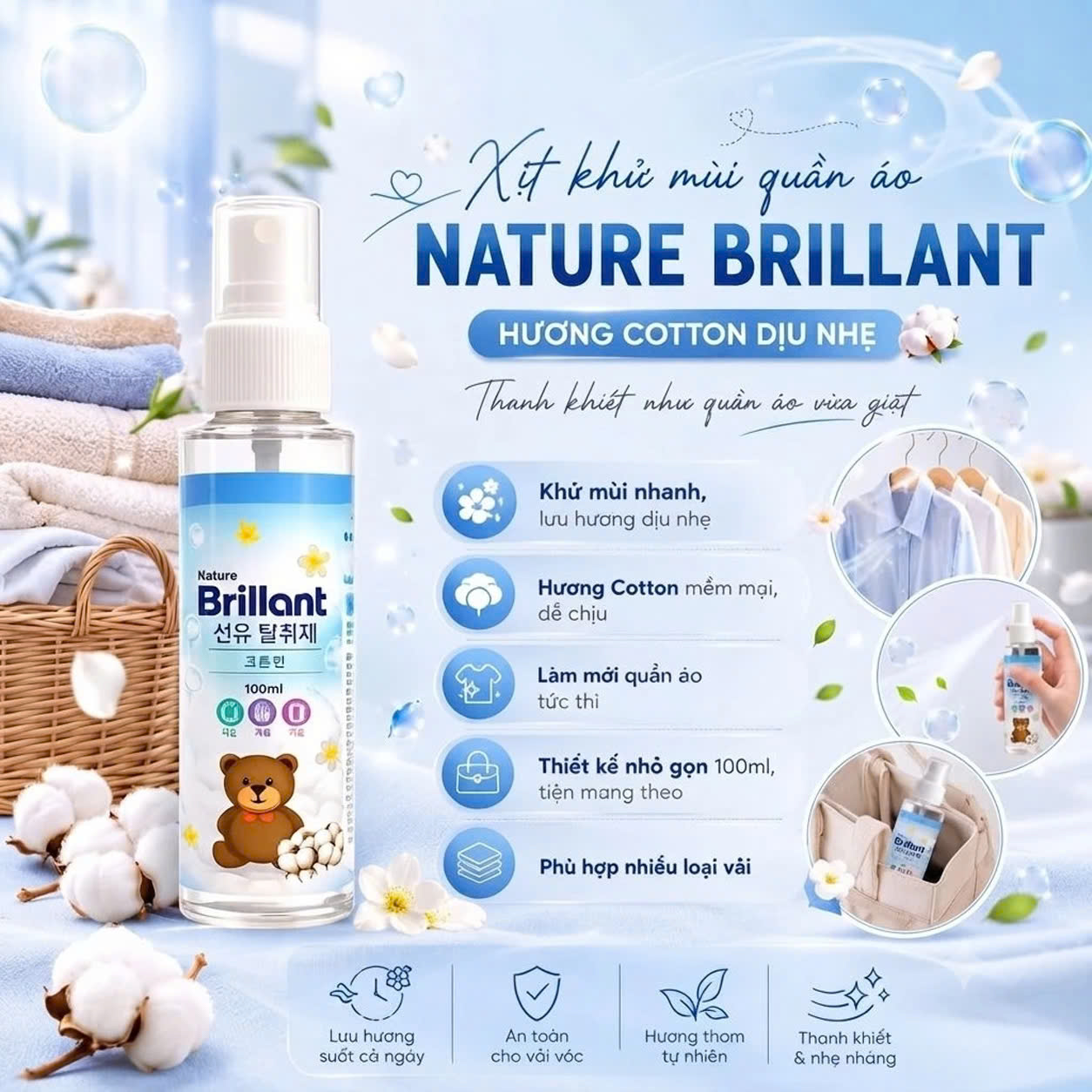 Combo 2 Chai Xịt Thơm Quần Áo Nature Brillant_thumbnail_6