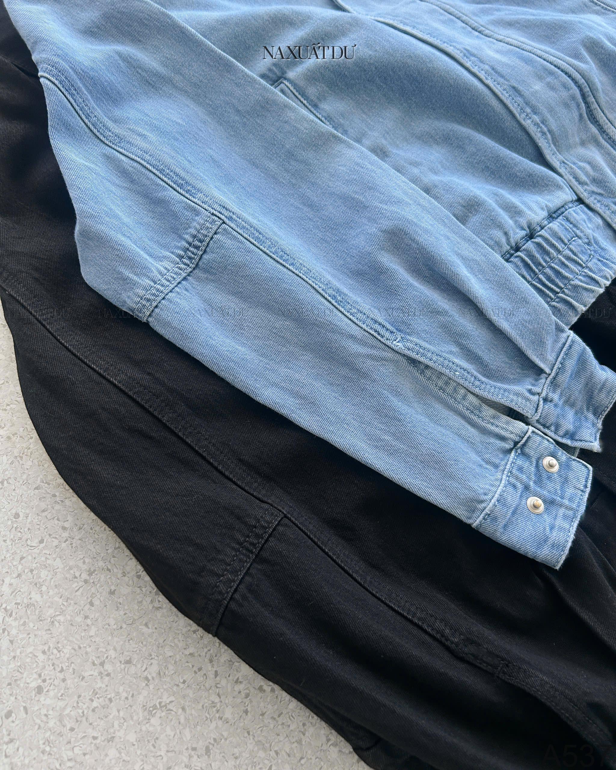 Áo khoác Jeans có bo - A537 - HV_thumbnail_2