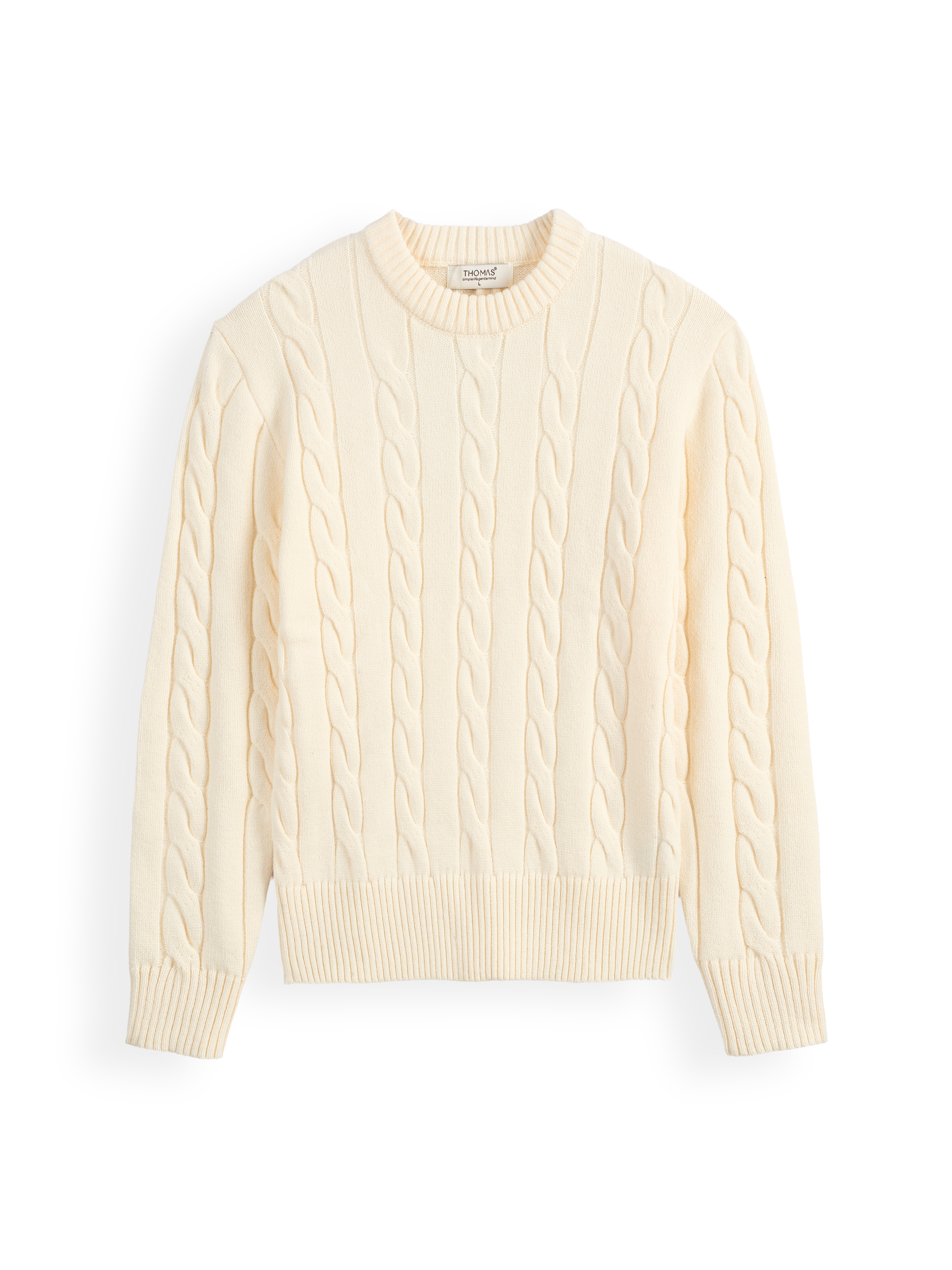 Áo Sweater Twisted-Wool Sợi Viscose Form Relaxed_thumbnail_28