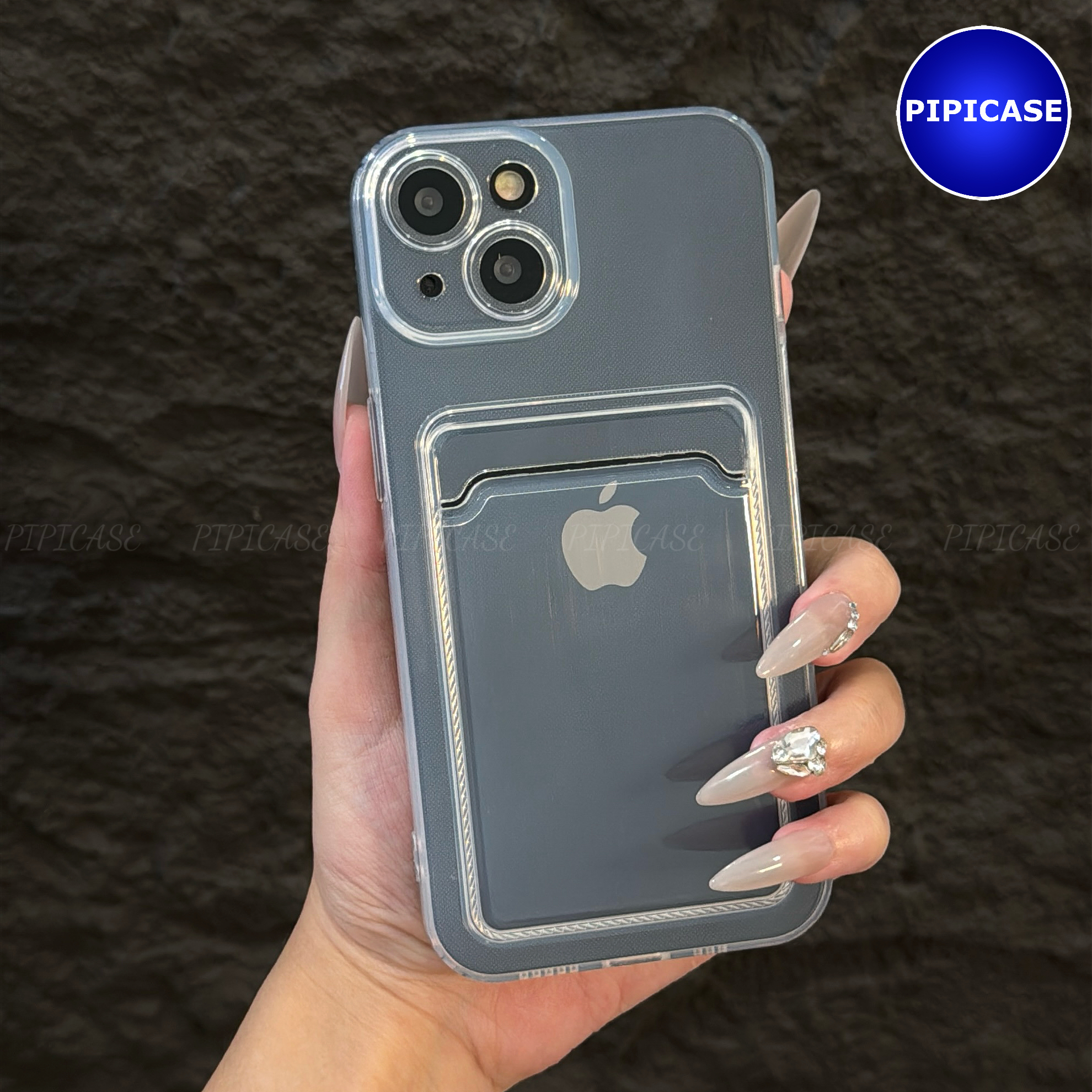 Ốp Lưng iPhone 14 - Ốp Thẻ - Trong Suốt_thumbnail_9