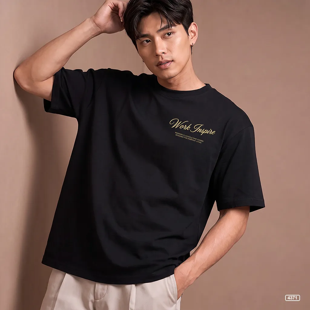Áo thun nam form rộng Work Inspire TeePrint 4371_thumbnail_7